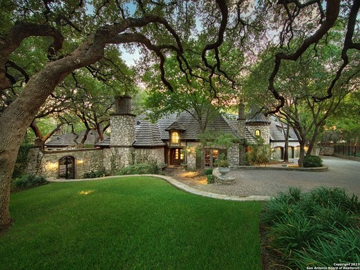 A French-style chateau for sale San Antonio comes with a wine cellar and a sauna