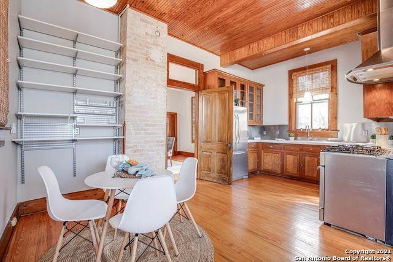 A home for sale in King William has some of the most breathtaking woodwork in San Antonio