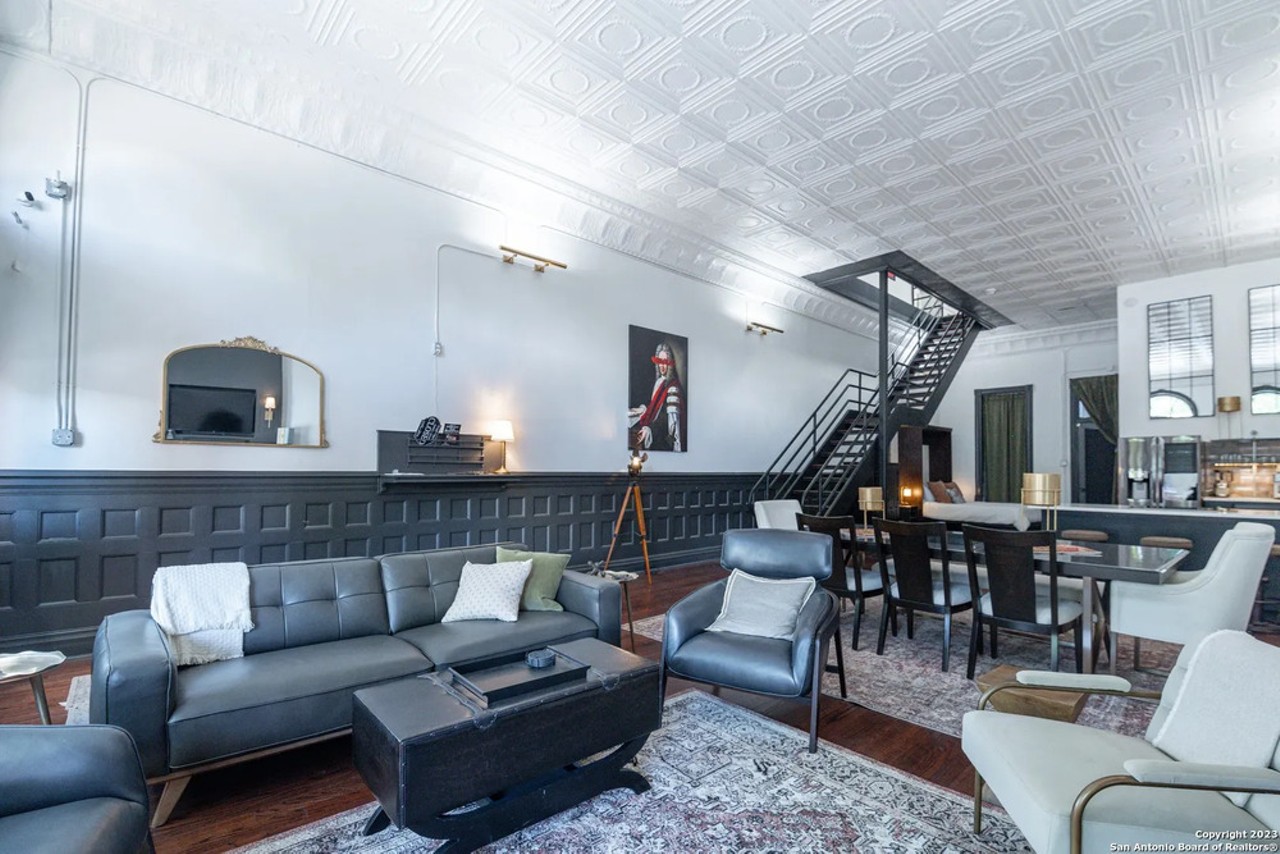 A loft apartment next to New Braunfels' Brauntex Theatre has been listed for $2.3 million