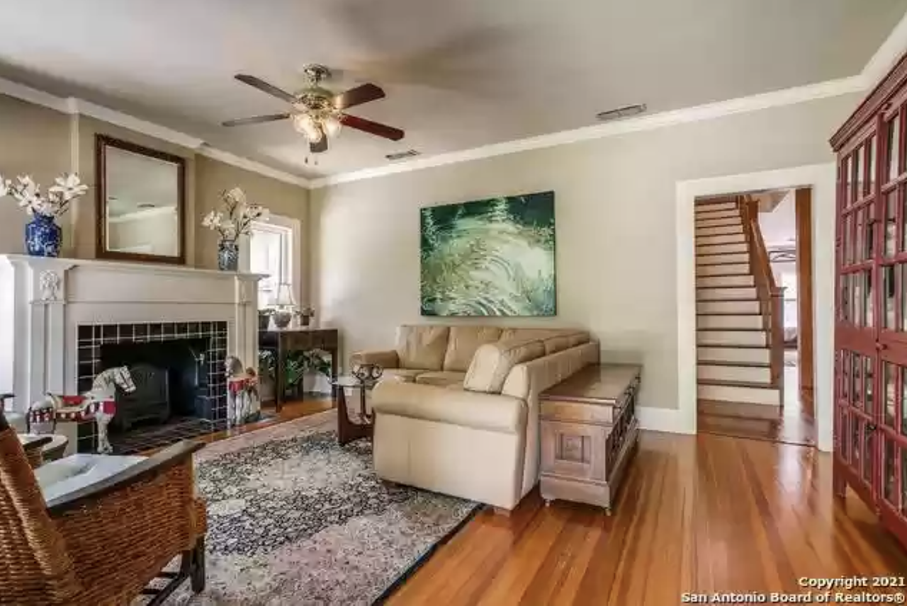A retired law-firm exec is selling this 104-year-old San Antonio home with a hidden second story