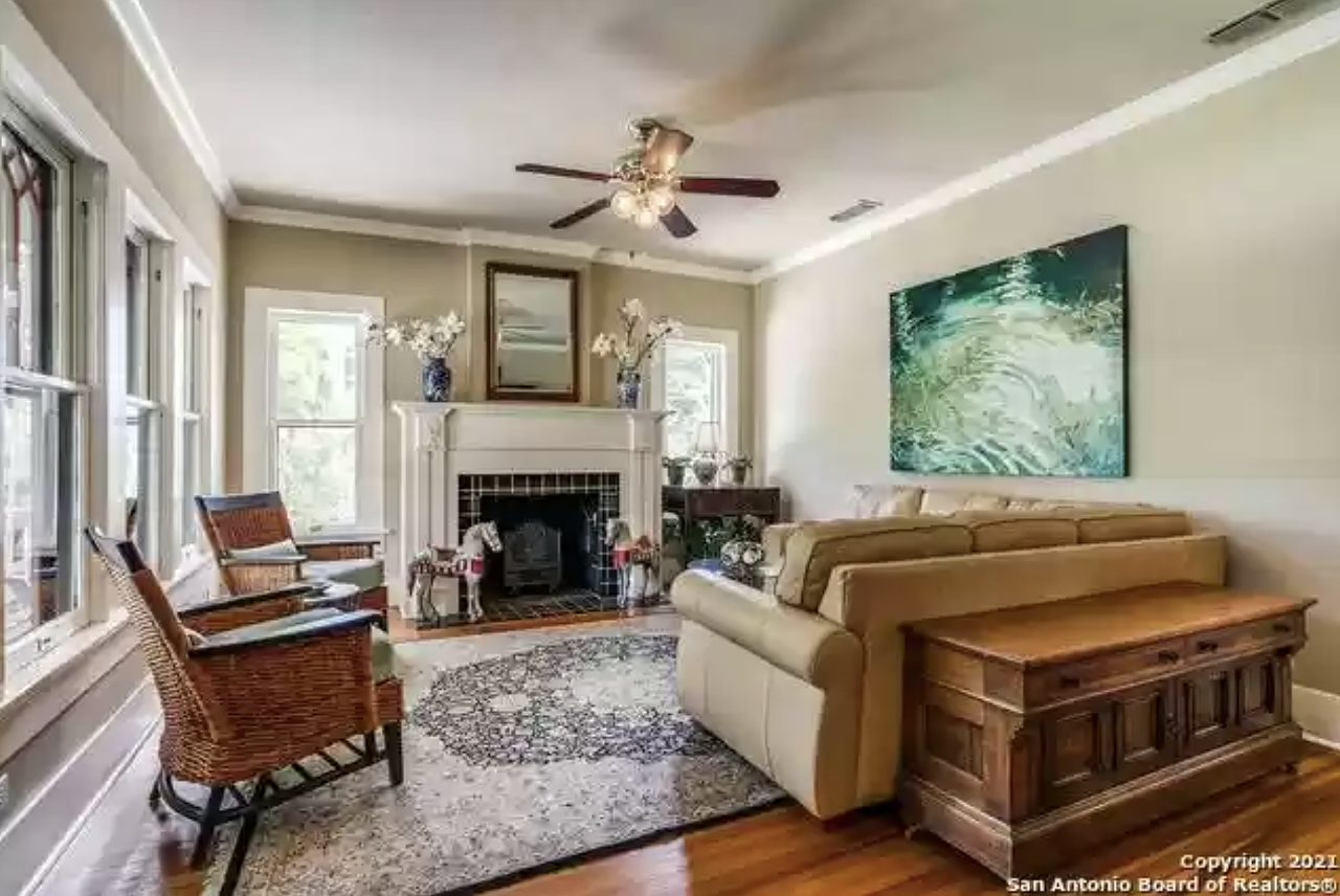 A retired law-firm exec is selling this 104-year-old San Antonio home with a hidden second story