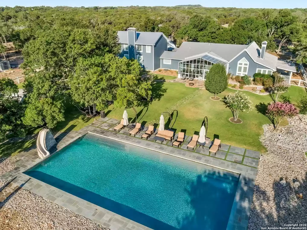 A San Antonio-area house with its own lazy and separate swimming pool is for sale for $7.4 million