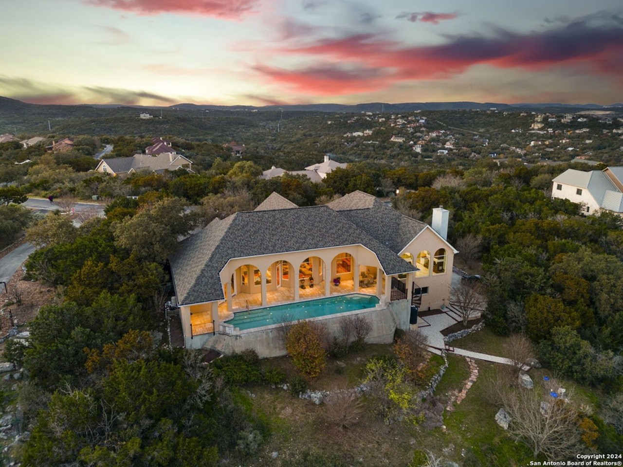 A San Antonio Home For Sale Has Windows Offering Panoramic Hill Country