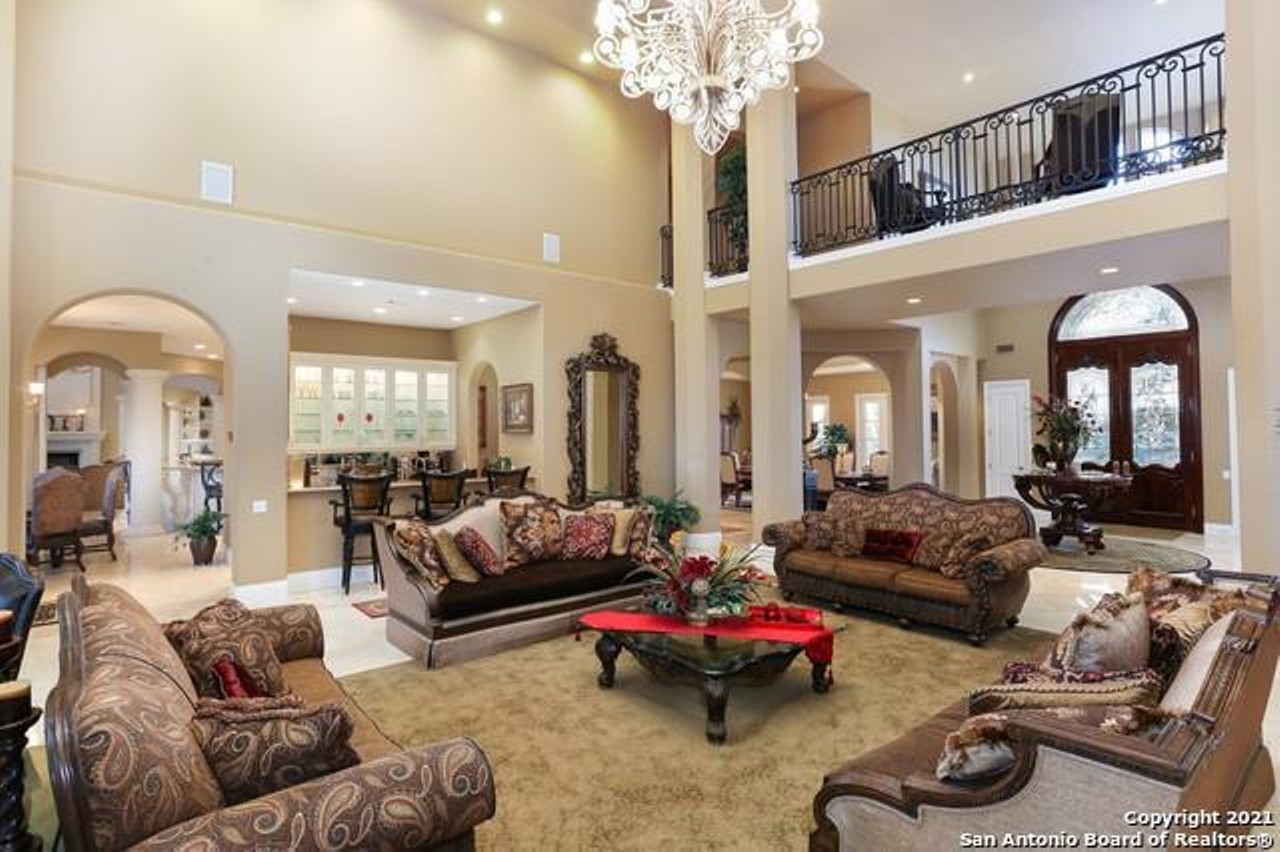 A San Antonio mansion across the street from David Robinson's old house, is now for sale