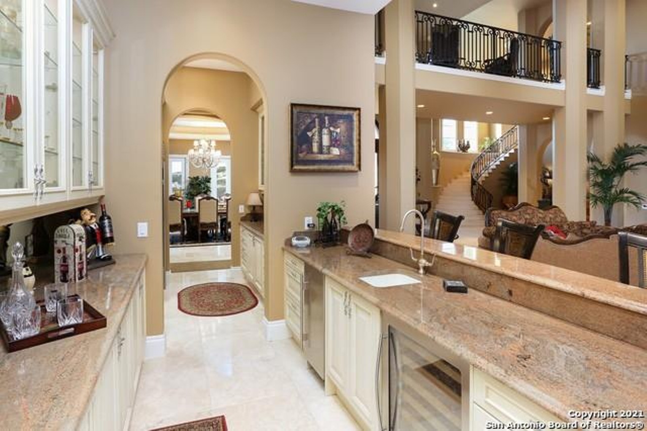 A San Antonio mansion across the street from David Robinson's old house, is now for sale