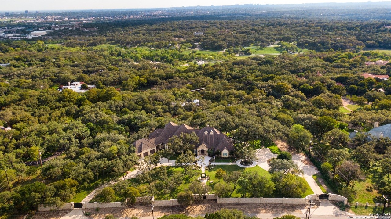 A San Antonio mansion with a covered pickleball court and a two-story pool house is now for sale