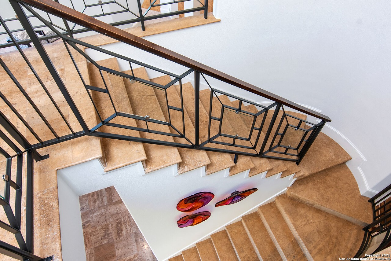 A San Antonio mansion with installations from local glass artist Gini Garcia is on the market