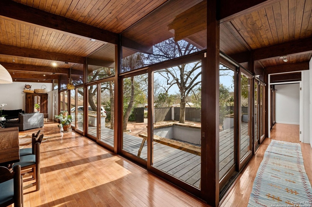 A San Antonio mid-century home designed by a Frank Lloyd Wright protégée is for sale