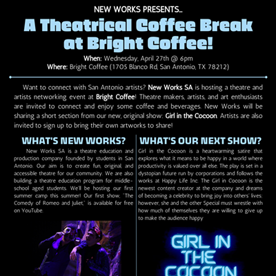 A Theatrical Coffee Break at Bright Coffee