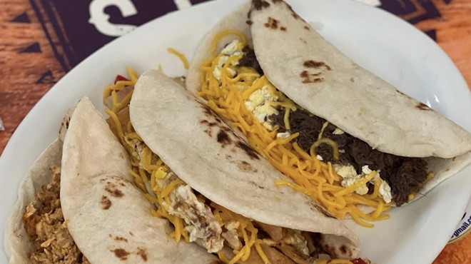 San Antonio, which according to some sources is the home of the breakfast taco (pictured above) did rank among Yelp's 15 best taco cities in the nation.