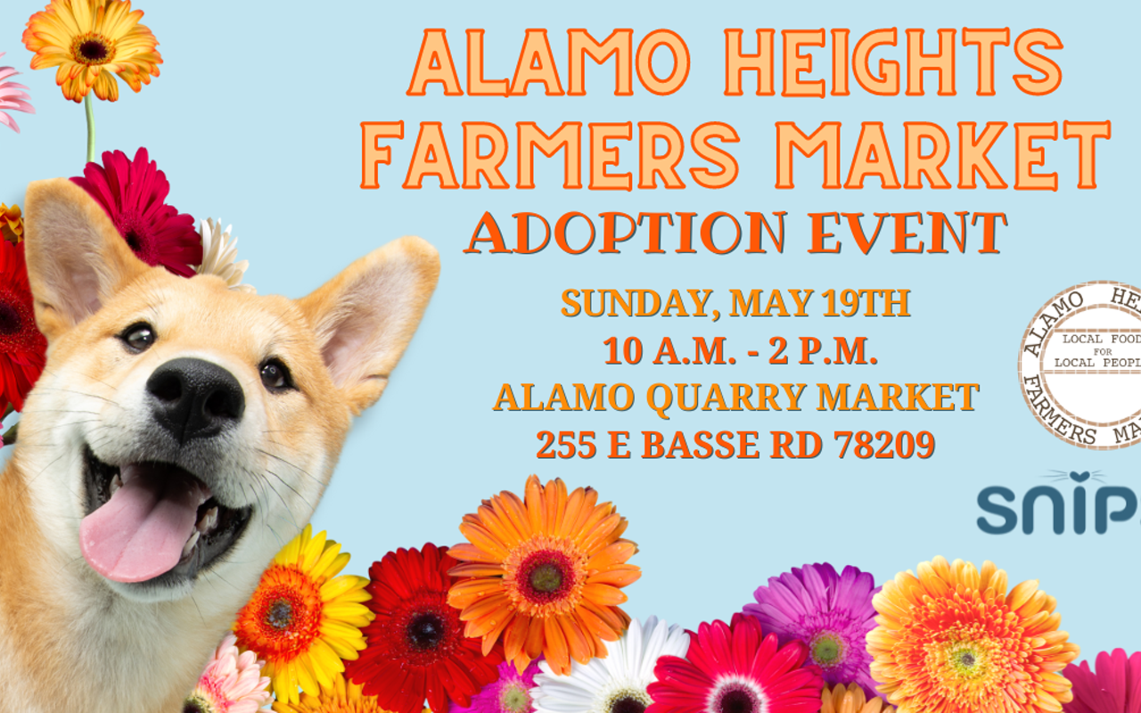 Image: Alamo Heights Farmers Market X SNIPSA Adoption Event