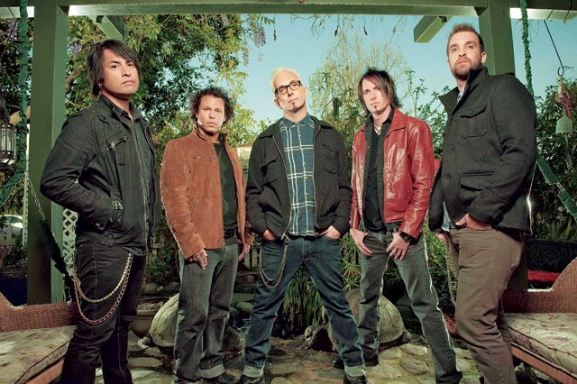 Alexakis (center) with the ever-changing Everclear. - COURTESY PHOTO