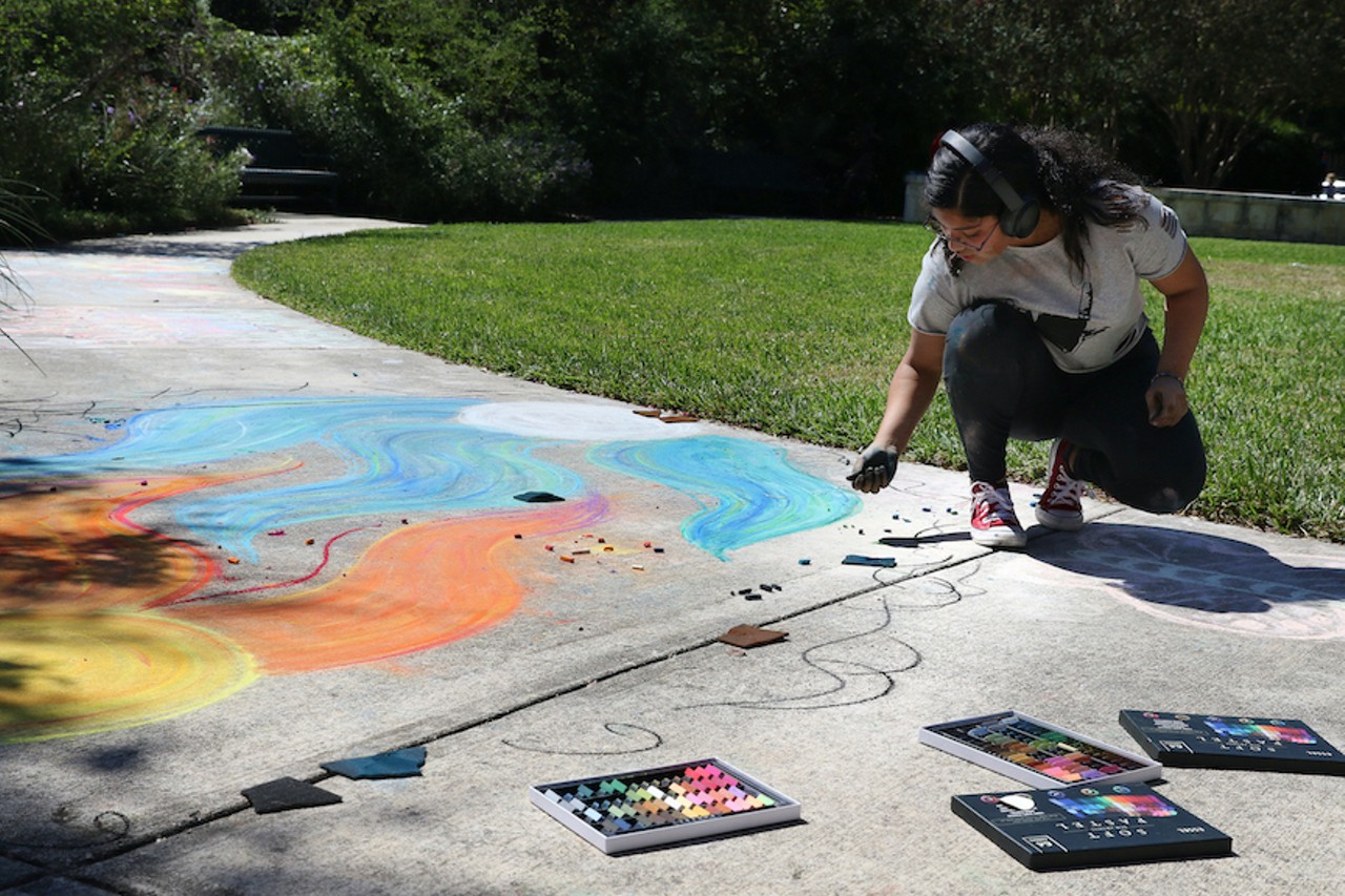 All the best moments from Artpace's Chalk It Up 2021