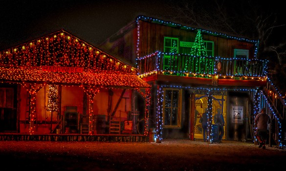 All the Christmas Light Magic at Old West Christmas Light Festival
