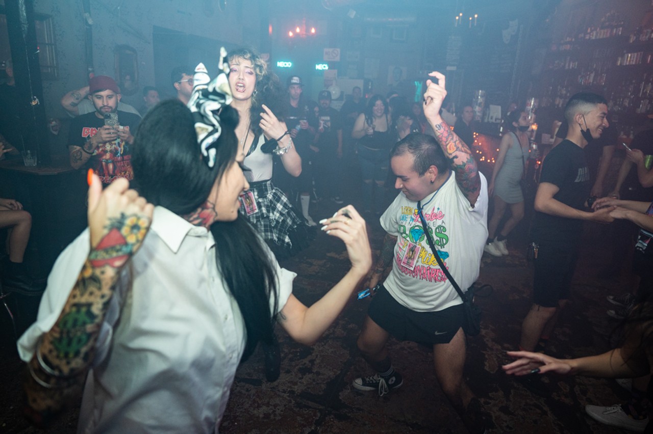 All the emo people we saw celebrating the 10-year anniversary of San Antonio nightclub Hi-Tones