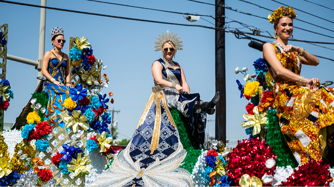 All the festive folks we saw at San Antonio's 2022 Battle of Flowers Parade