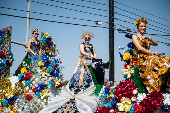 All the festive folks we saw at San Antonio's 2022 Battle of Flowers Parade