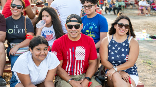 All the fun and fireworks from the Fourth of July celebration at San Antonio's Woodlawn Lake