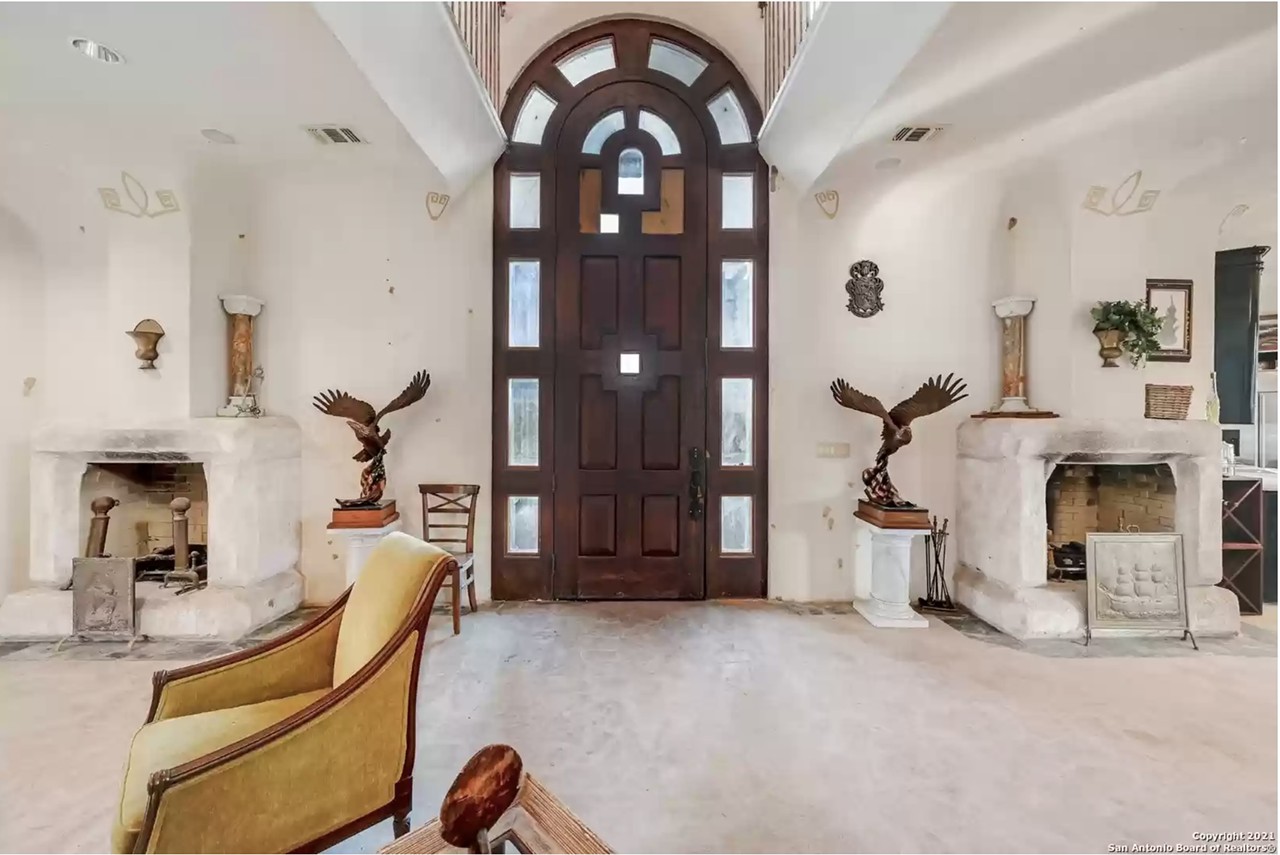 An architect who did preservation work on the Alamo is selling this eccentric Pleasanton mansion