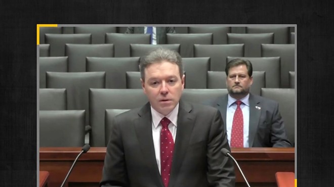 Attorney Jonathan Mitchell speaks before the Texas Supreme Court on Oct. 28, 2021.
