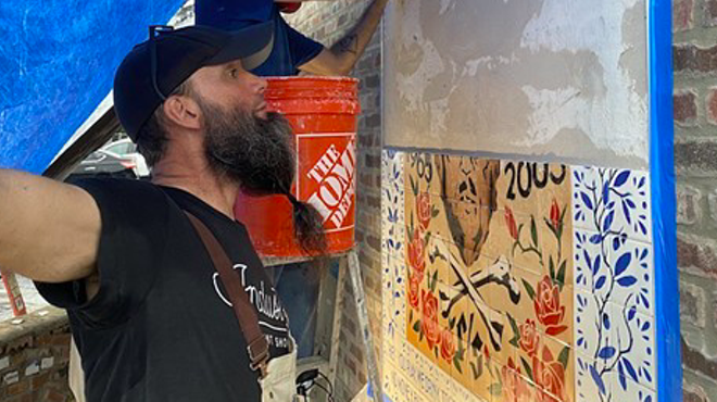 Artistic memorial to Taco Land owner Ram Ayala goes up at San Antonio's Velvet Taco