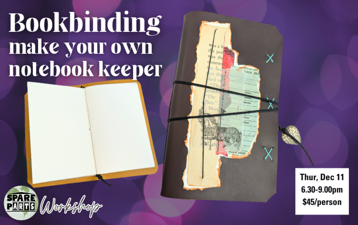 Bookbinding: Make Your Own Notebook Keeper | Spare Parts Center for ...