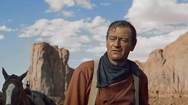John Wayne stars as Civil War veteran Ethan Edwards in The Searchers.