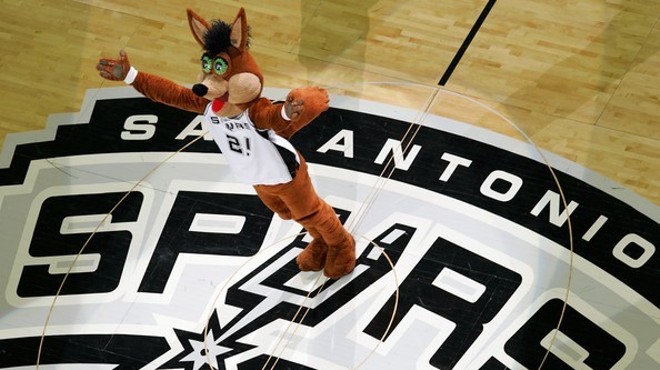 The Coyote was created by Tim Derk, who entertained Spurs' fans for more than two decades before retiring after a stroke in 2004.