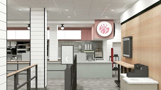 Chick-fil-A shared images of its upcoming downtown San Antonio location inside the Rand Building.