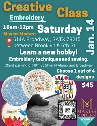 Creative Class: Embroidery