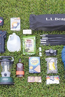 Don’t forget your Spurs paraphernalia when gearing up for a Big Bend camping trip