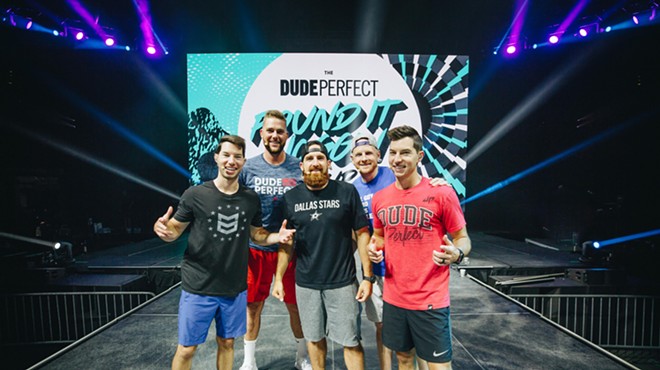 YouTubers Dude Perfect bring their live tour to SA's AT&T Center.