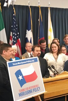 At a press conference in Austin, Texas State Representative Joe Moody (D-El Paso) unveiled a bill that eases penalties for small-time marijuana convictions.