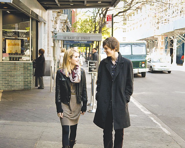 Emma Roberts and Freddie Highmore’s insufferable romance in The Art of Getting By. - COURTESY PHOTO