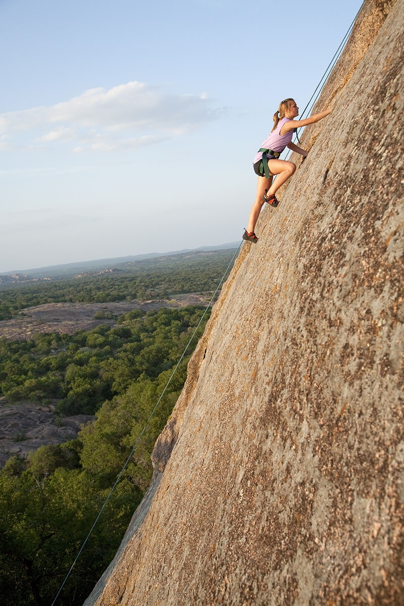 Enchanted Rock park near Fredericksburg is only about an hour north of SA. - Courtesy