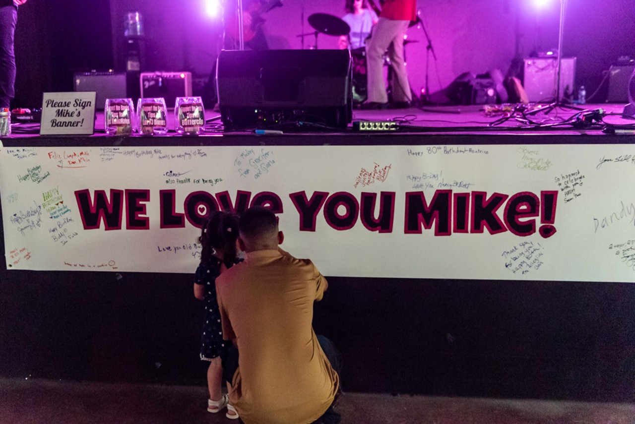Everybody we saw at the 80th birthday party of Mike Casey, the 'Mayor of Southtown'