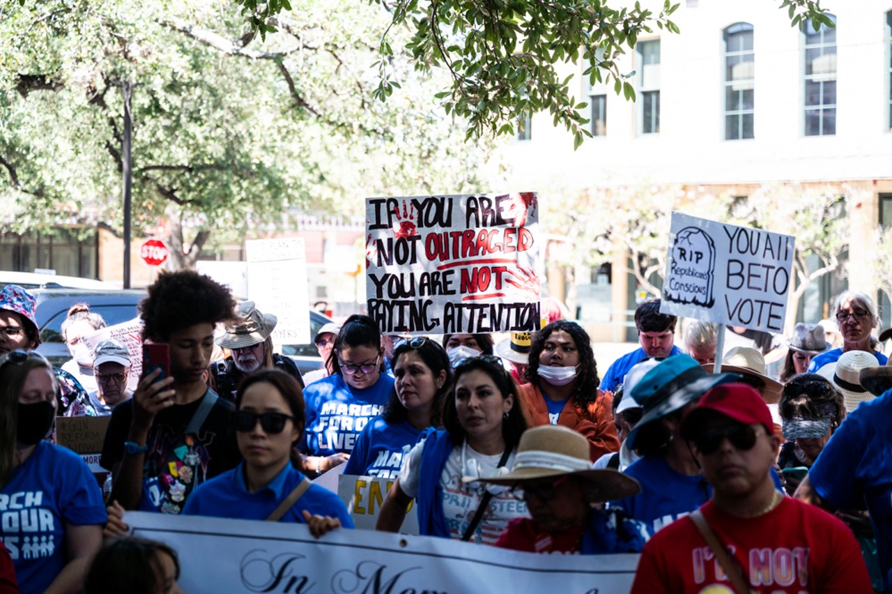 Everyone we saw demanding gun reform at San Antonio's March for Our Lives protest