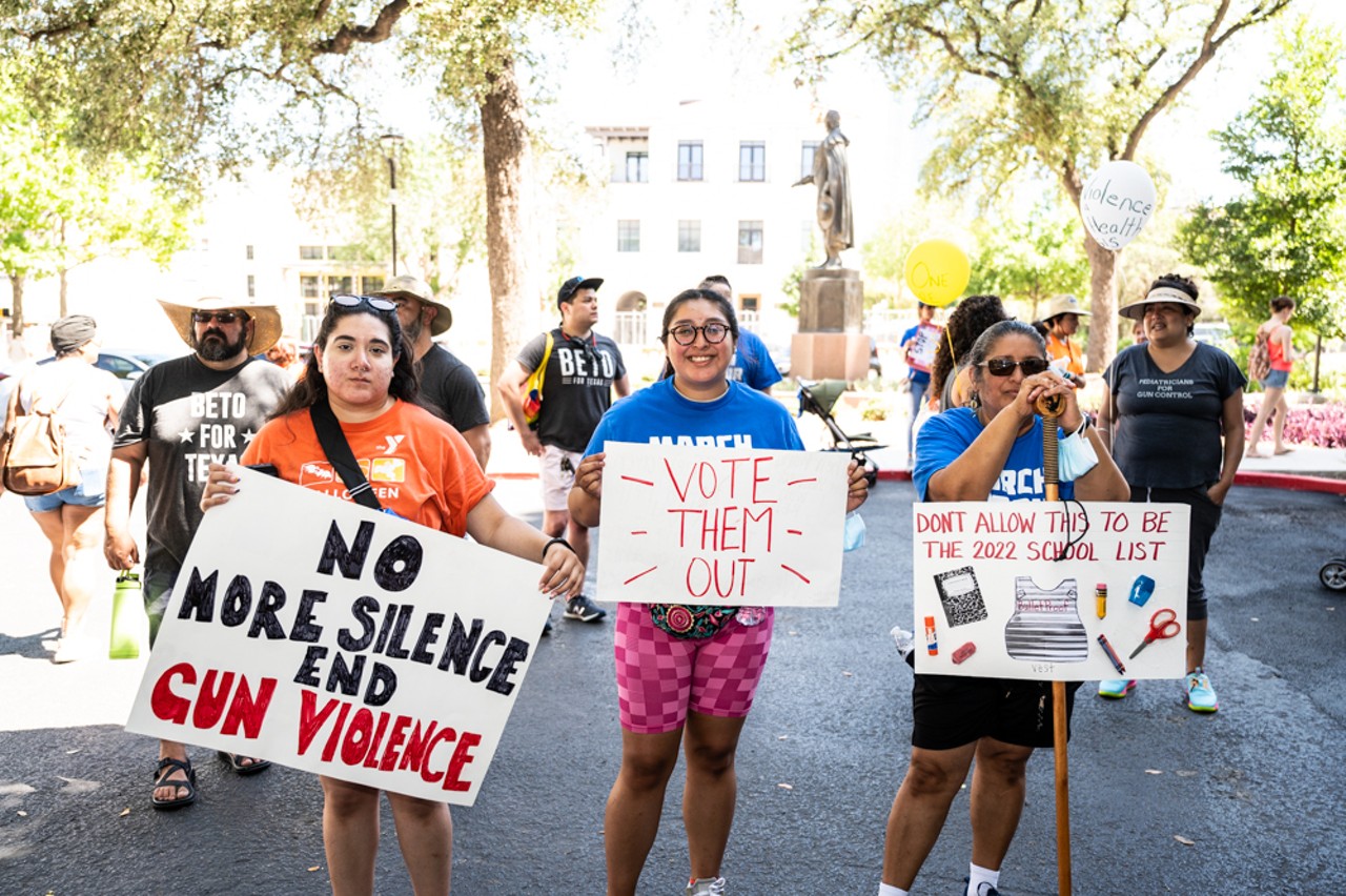 Everyone we saw demanding gun reform at San Antonio's March for Our Lives protest
