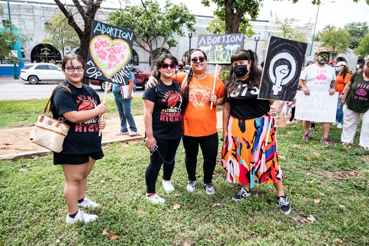 Everyone we saw marching for abortion rights at San Antonio's 'Ban Off Bodies' rally