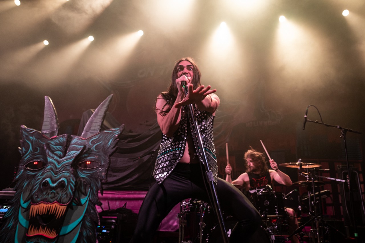 Everything we saw as Steel Panther brought its tongue-in-cheek hair metal to San Antonio