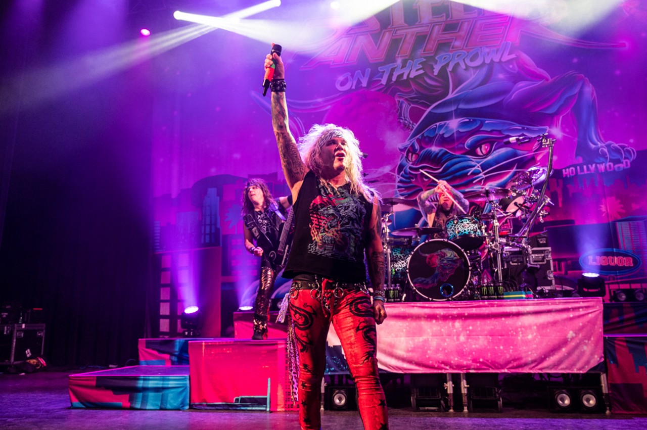 Everything we saw as Steel Panther brought its tongue-in-cheek hair metal to San Antonio