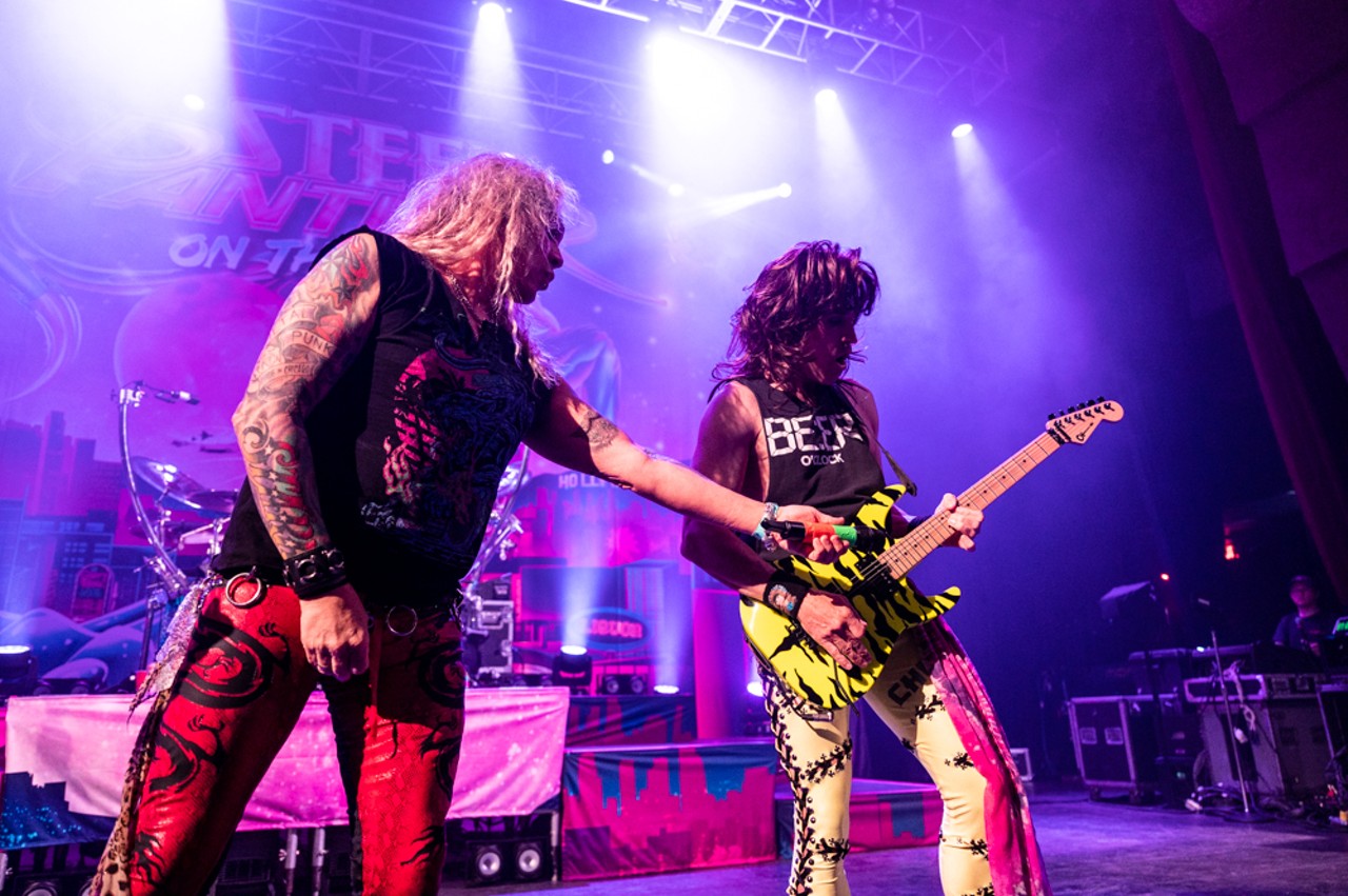 Everything we saw as Steel Panther brought its tongue-in-cheek hair metal to San Antonio