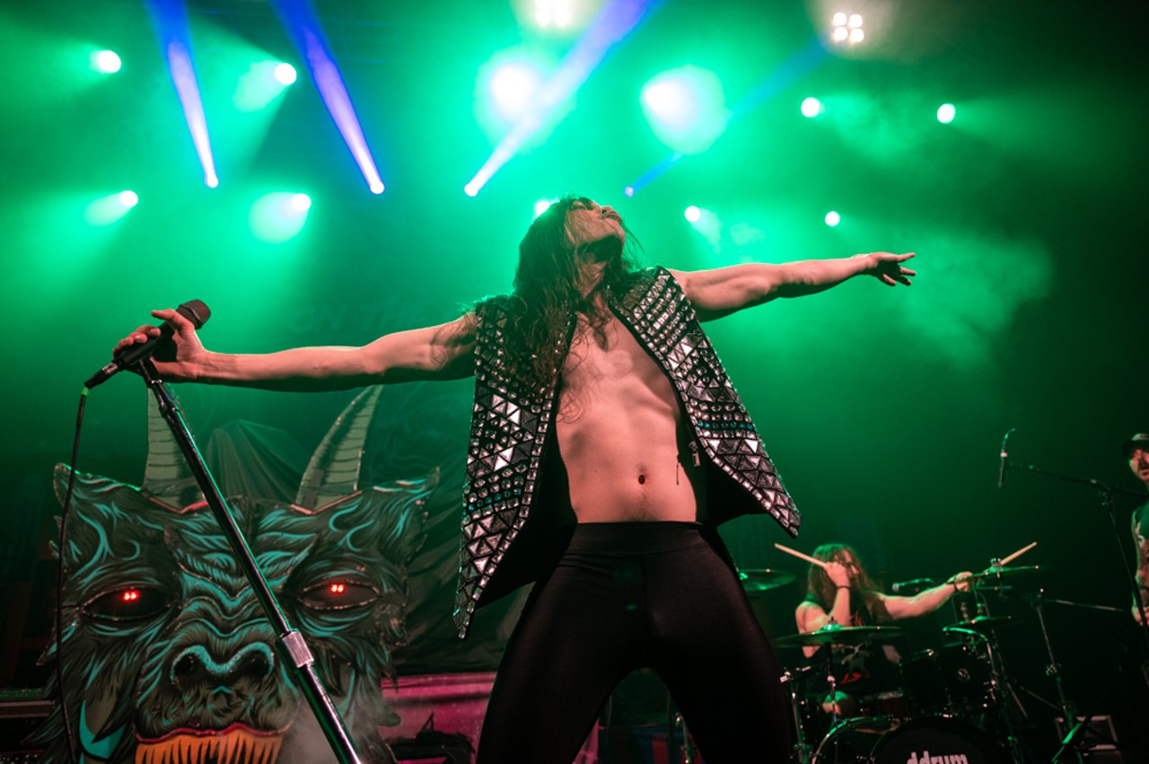 Everything we saw as Steel Panther brought its tongue-in-cheek hair metal to San Antonio