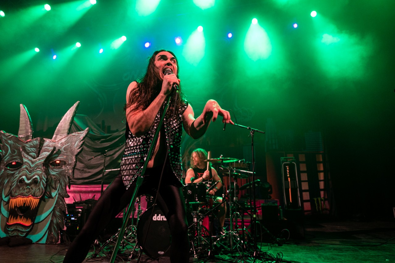 Everything we saw as Steel Panther brought its tongue-in-cheek hair metal to San Antonio