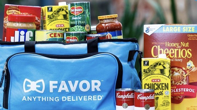 Delivery service Favor is working with Feeding Texas to fight hunger across the state.