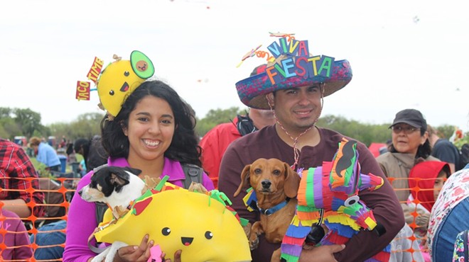 The annual event features a pet parade and costume contest.