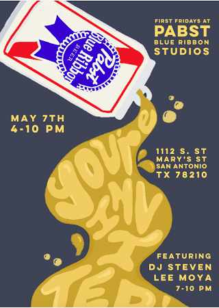 First Friday at Pabst Blue Ribbon Studios with Music from Steven Lee Moya