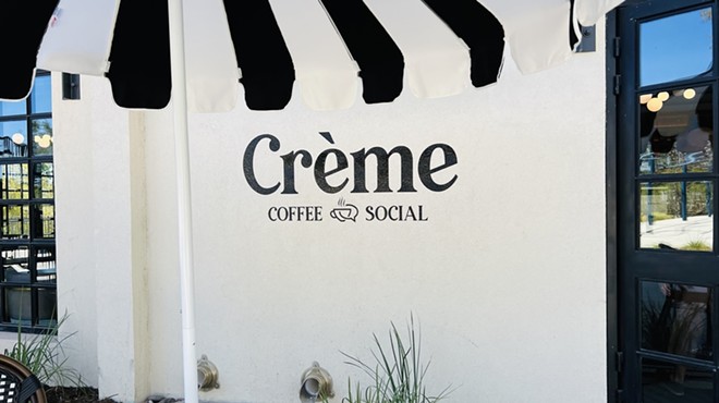 Créme at The Creamery is now serving coffee and sandwiches.