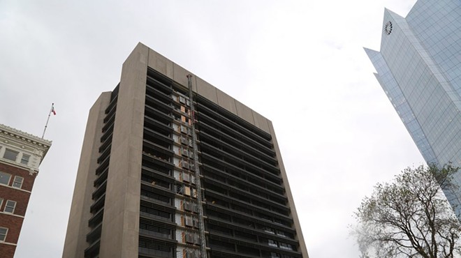 The City of San Antonio is renovating the former Frost Tower at 100 W. Houston St.