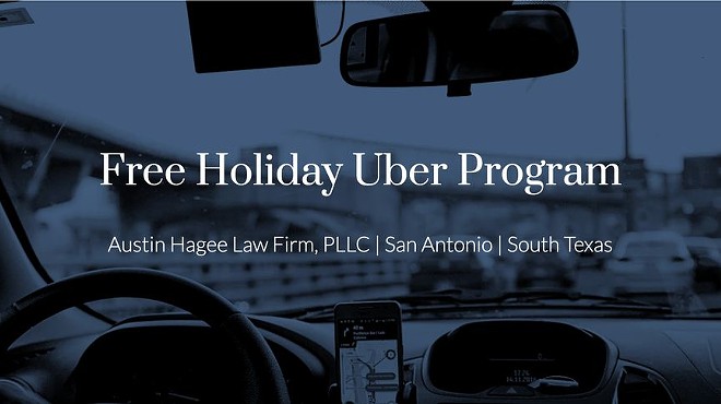 Free Holiday Uber Program by Austin Hagee Law Firm